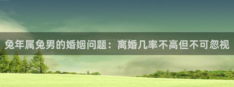 美狮贵宾会,apk.：兔年属兔男的婚姻问题：离婚几率不高但不可忽视
