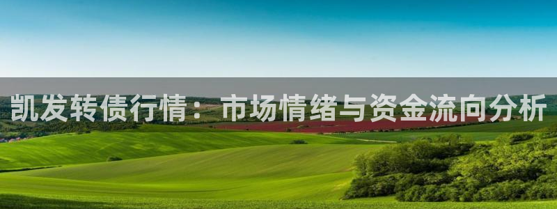 美狮贵宾会注册网站链接：凯发转债行情：市场情绪与资金流向分析