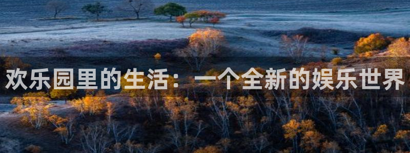 美狮贵宾会下载入口：欢乐园里的生活：一个全新的娱乐世界